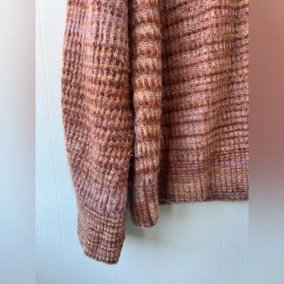 EVERLANE Cocoon Crew Neck Alpaca Sweater - Red Tonal (size XL) - Picture 6 of 13